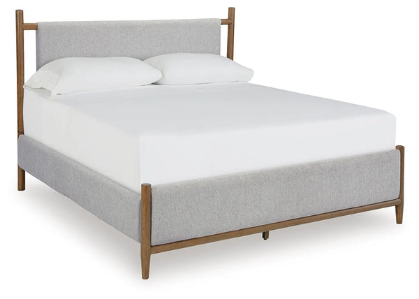 Cama tapizada tamaño King Lyncott