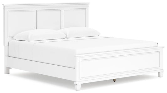 Cama con panel King Fortman