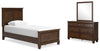 Cama, cómoda y espejo Danabrin Twin Panel