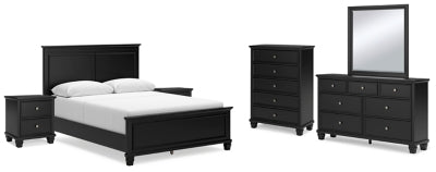 Paquete de dormitorio de 8 piezas