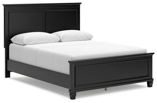 Cama Queen con paneles Lanolee