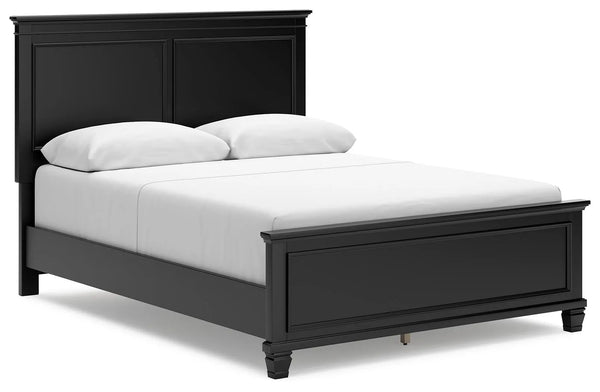 Cama Queen con paneles Lanolee