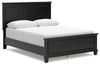 Cama Queen con paneles Lanolee
