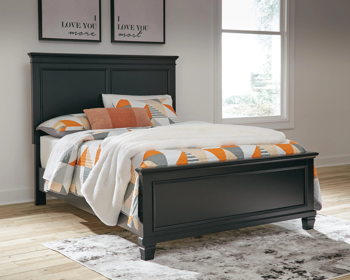Cama Lanolee con panel completo