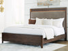 Cama con panel tapizado King Korestone