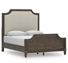 Cama de panel tapizada Queen Veramond