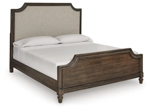 Cama tapizada de panel tamaño King Veramond