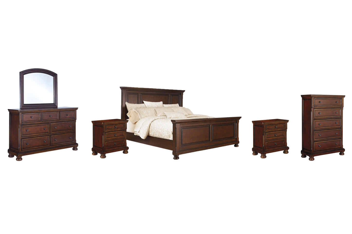 Paquete de dormitorio de 8 piezas
