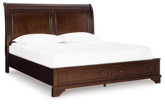 Cama Trineo con Almacenamiento King Trellington
