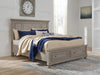 Cama Lettner California King con panel y almacenamiento