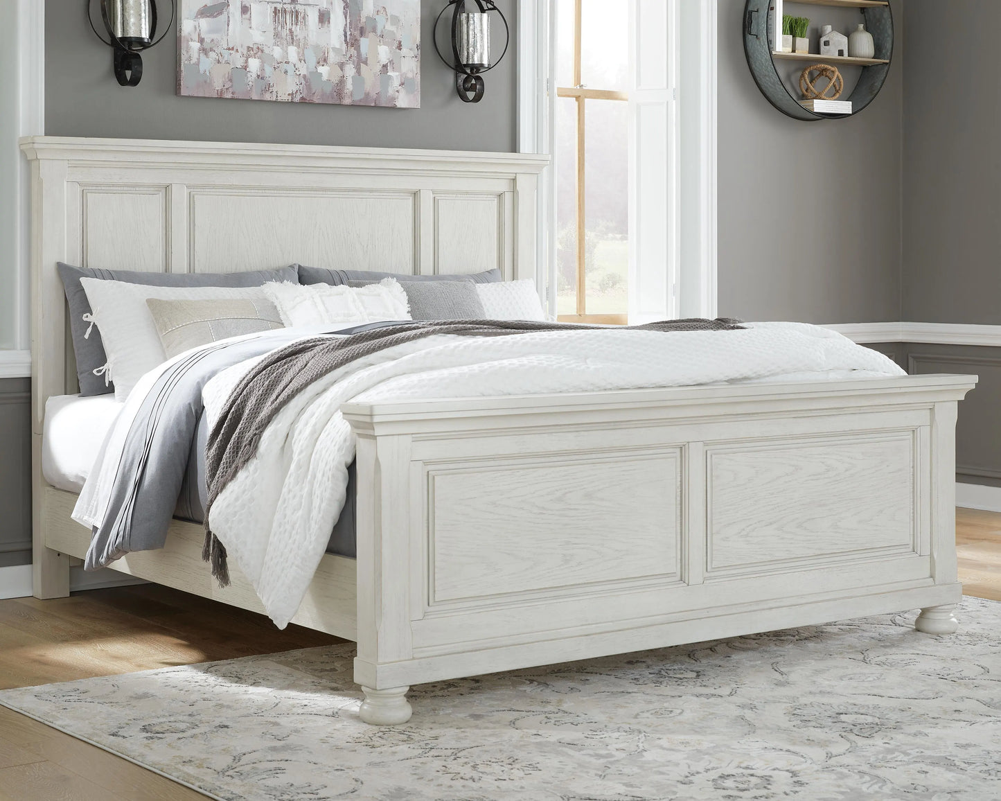 Cama Queen con paneles Robbinsdale