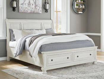 Cama trineo King Robbinsdale con almacenamiento
