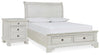 Cama con almacenaje y mesita de noche Robbinsdale
