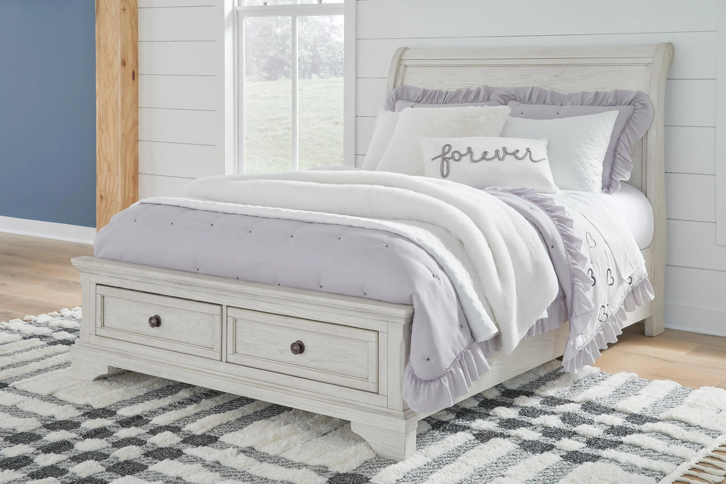 Cama con almacenaje de trineo completo Robbinsdale