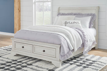 Cama con almacenaje de trineo completo Robbinsdale