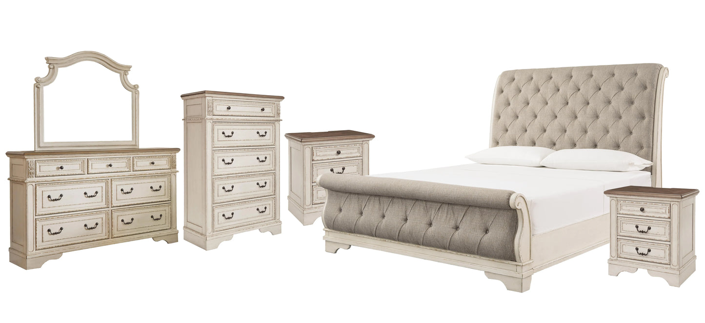 Paquete de dormitorio de 8 piezas