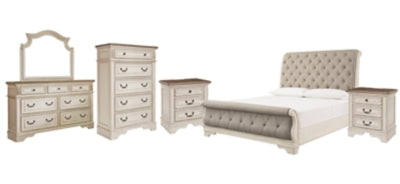 Paquete de dormitorio de 8 piezas
