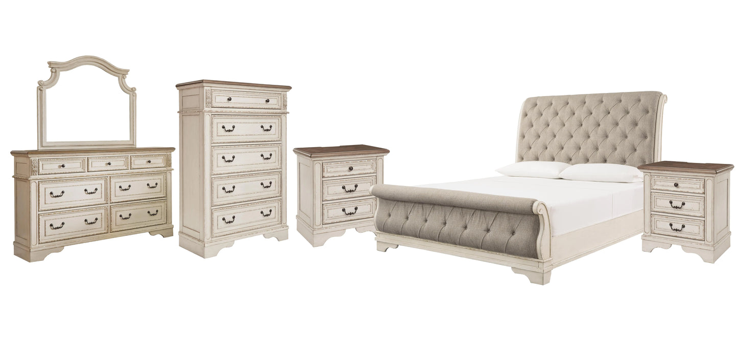 Paquete de dormitorio de 8 piezas