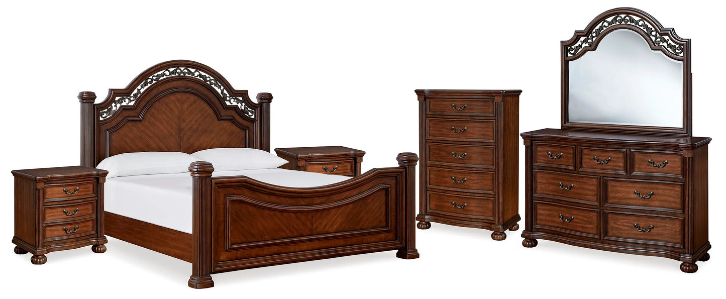 Paquete de dormitorio de 8 piezas