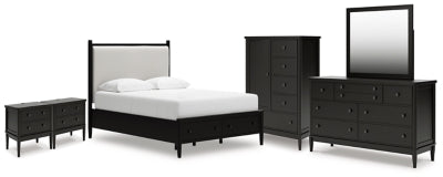Paquete de dormitorio de 8 piezas