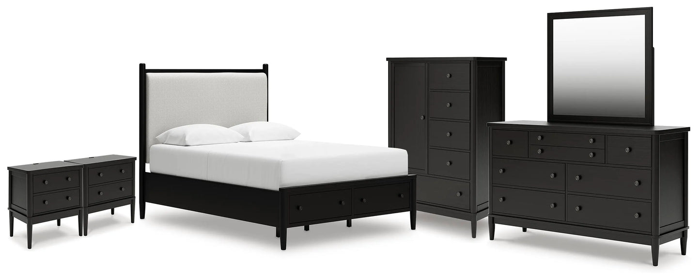 Paquete de dormitorio de 8 piezas