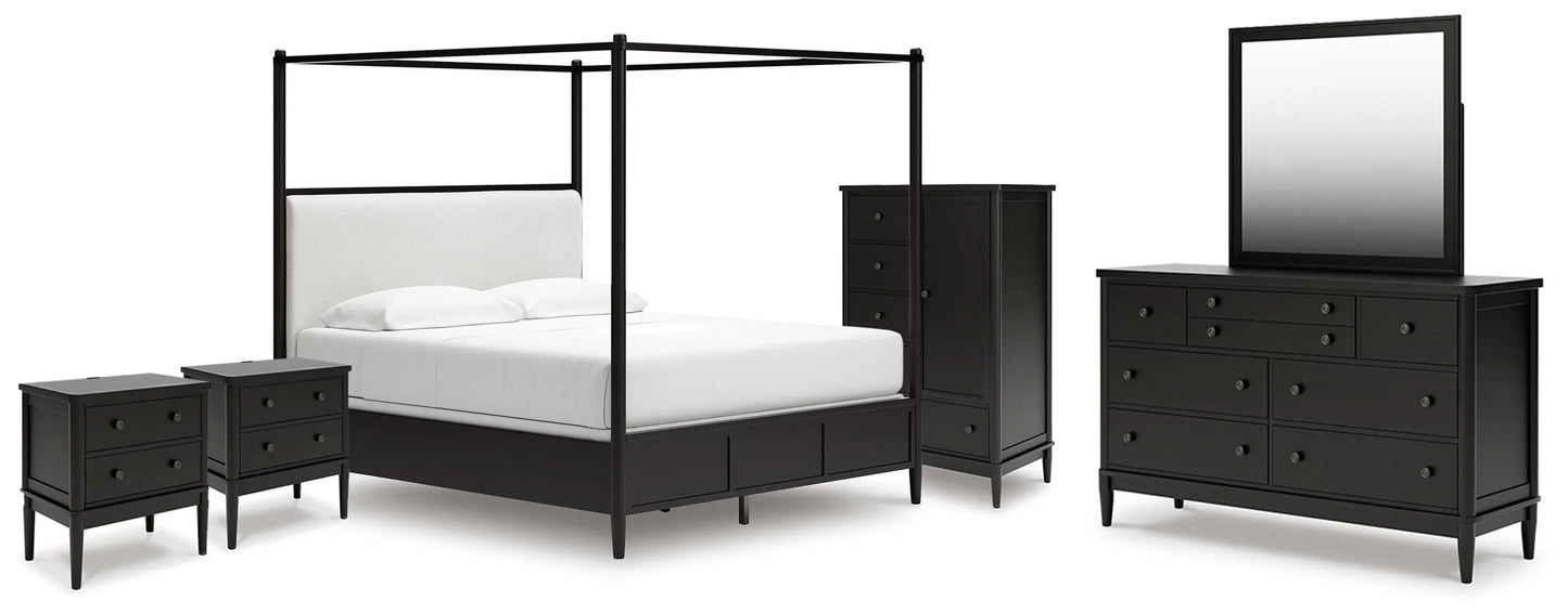 Paquete de dormitorio de 8 piezas