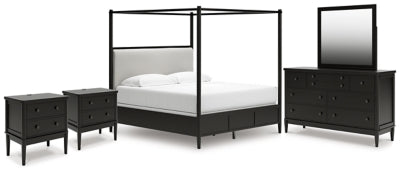 Paquete de dormitorio de 7 piezas