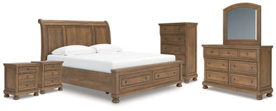 Paquete de dormitorio de 8 piezas