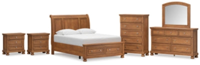Paquete de dormitorio de 8 piezas