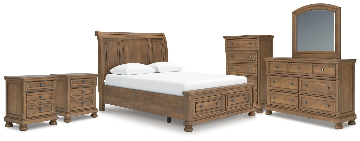 Paquete de dormitorio de 8 piezas