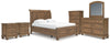 Paquete de dormitorio de 8 piezas