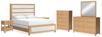 Paquete de dormitorio de 8 piezas