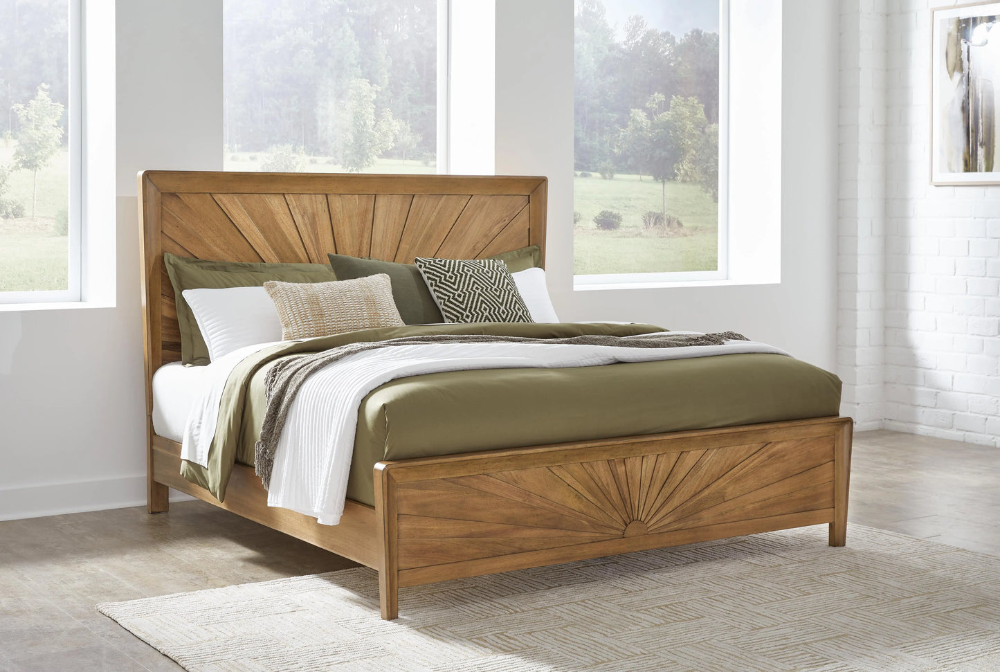 Cama Takston California King con panel