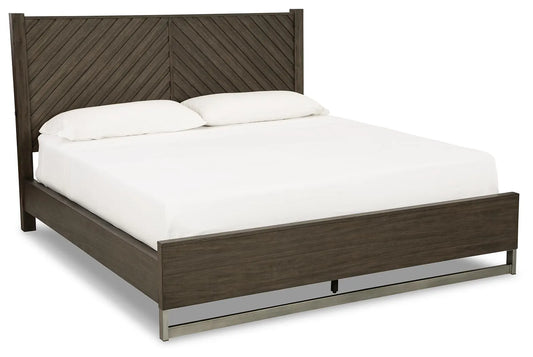 Cama con panel King Arkenton