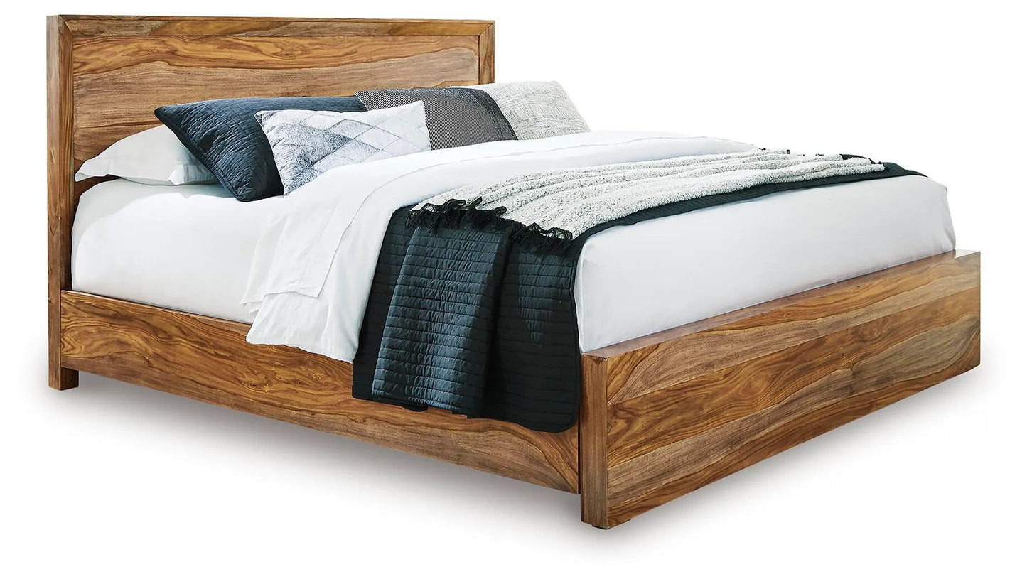 Cama de panel tamaño queen Dressonni