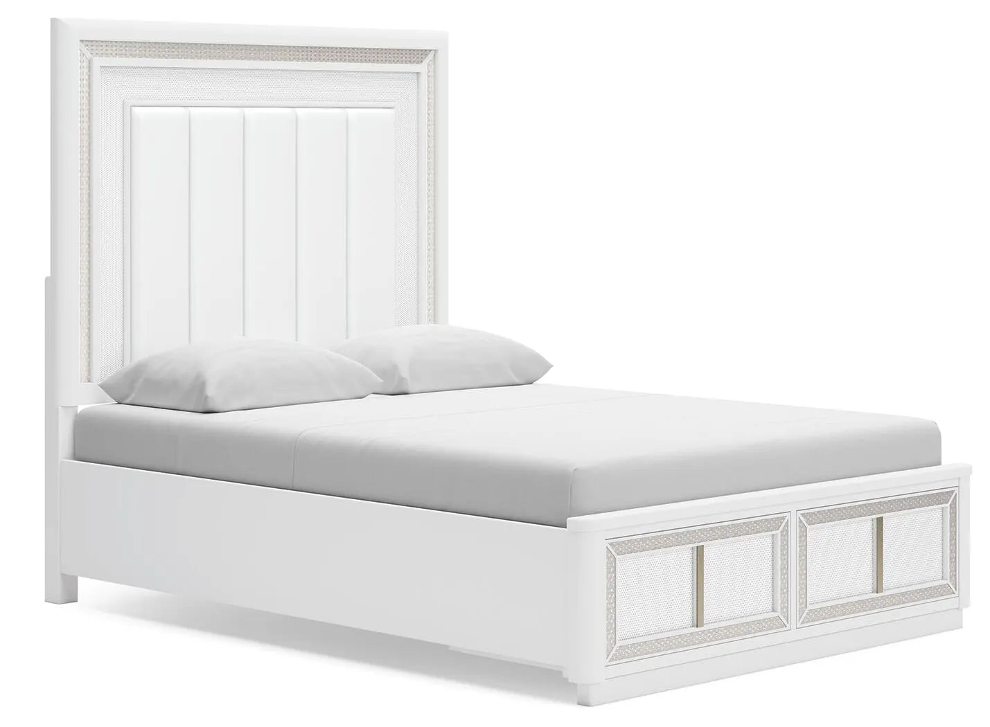 Cama Queen Tapizada con Almacenamiento Chalanna