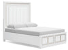 Cama Queen Tapizada con Almacenamiento Chalanna
