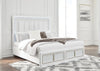 Cama tapizada Chalanna King con almacenaje