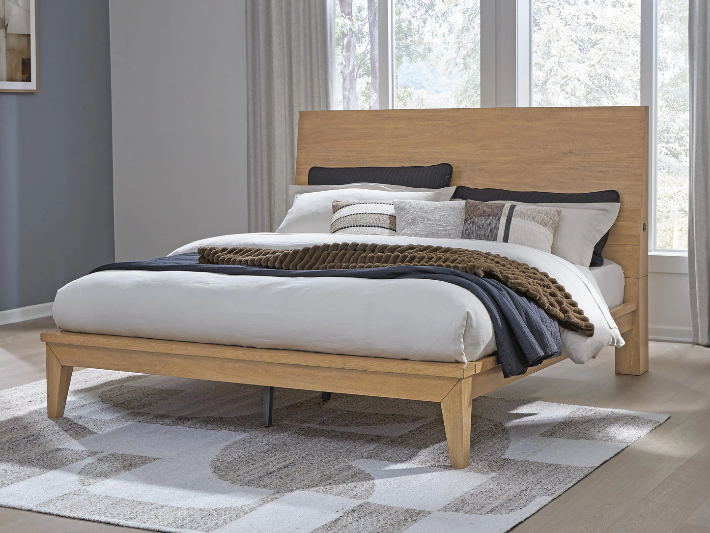 Cama con paneles California King Sherbana