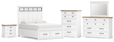 Paquete de dormitorio de 7 piezas