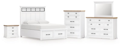 Juego de dormitorio de 7 piezas