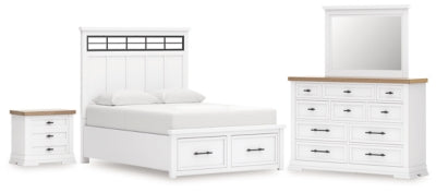 Juego de dormitorio de 6 piezas