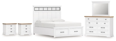 Paquete de dormitorio de 7 piezas