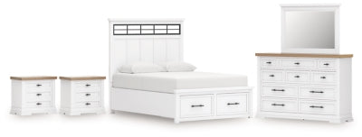 Juego de dormitorio de 7 piezas