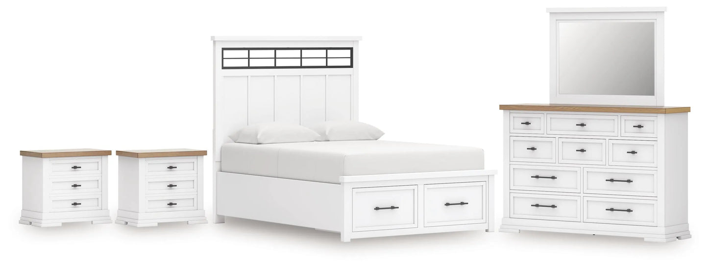 Juego de dormitorio de 7 piezas