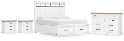 Juego de dormitorio de 6 piezas