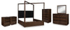 Paquete de dormitorio de 8 piezas