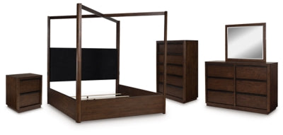 Paquete de dormitorio de 7 piezas