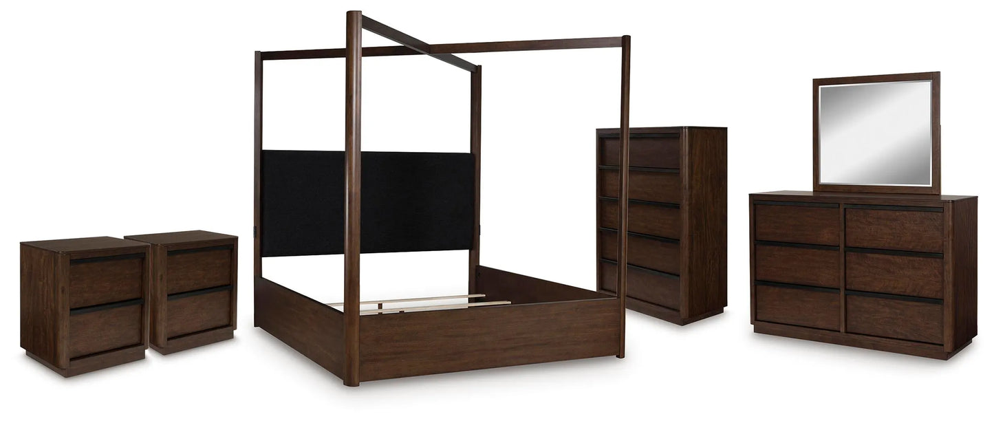 Paquete de dormitorio de 8 piezas