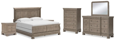 Paquete de dormitorio de 8 piezas